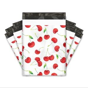 20 Cherry Poly Mailers – 10x13 Fruit Shipping Bags – Boutique Packaging 🍒